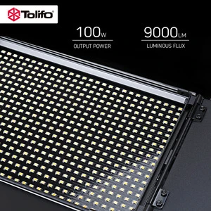 Tolifo 100W High Power 5600K LED Light Fotografia Professional Audio Video Photography Lighting