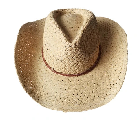Top quality boater straw bucket hat wide brim straw hat men