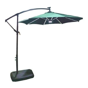 top solar panel outdoor garden led umbrella