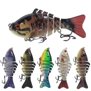 TOPIND Classic fish lure 10CM for 7 section  21color hard lure fishing lures
