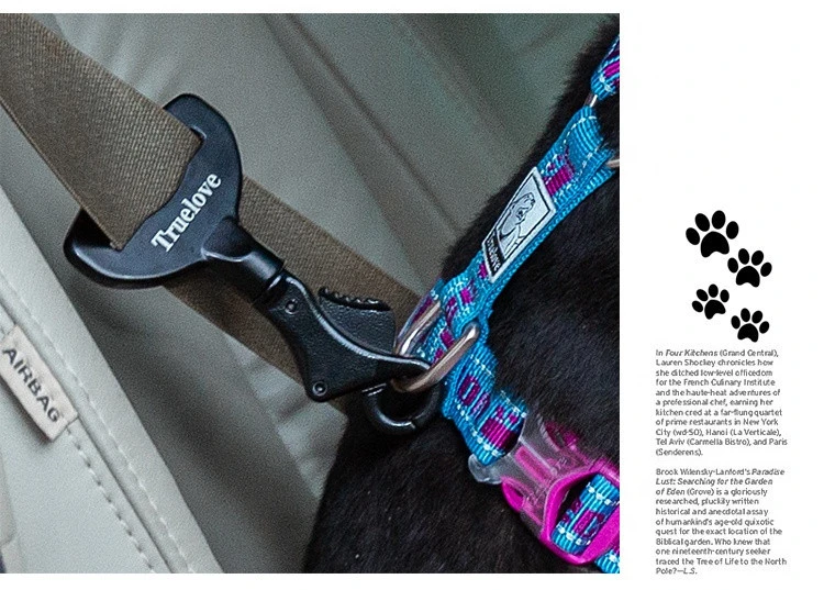Truelove Durable Car Seat belt Aluminium Alloy Dog Car Seat Belt  Safety  Dog Seat Belt For Cars Wholesale