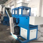 tubular plastic single shaft shredder