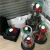 UAE flag wholesale preserved roses in glass fresh cut flowers blue roses for national day gift