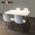 Import Unbelievable High Discount White MDF Dining Table & 4 Chairs Set from China