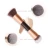 Import Unique Colors Luxury 2 in 1 Makeup Powder Brush High End Double dual  end  Make-up  powder Brush from China