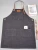 Import unisex chef kitchen waiter black denim cowboy bib apron with pockets for men and women from China
