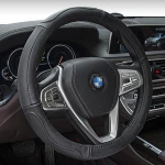 Universal Car Steering Wheel Cover 38cm Skid-Proof PU Leather Steering Wheel Cover