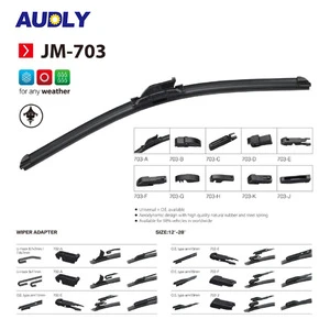 Universal Car Windshield Wiper Blade with Soft Silicon Rubber Strip