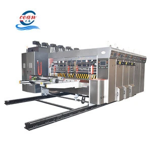 Up-to-date automatic flexo printing slotting die cutting machine