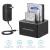 Import USB 3.0 to Dual Bay SATA Hard Drive Docking Station for 2.5/3.5 Inches HDD SSD, Sata Dock with Duplicator/Offline Clone Function from China