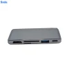 USB-C Docking Station Type C to HD MIVGA SD USB 3.0 RJ45 Network Adapter Hub With PD Charging For Phone Tablet