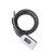 Import USB Charging Bicycle Lock Fingerprint  with Long Steel Ring Cable from China