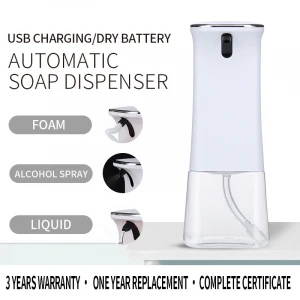 usb liquid soap dispenser with sensor rectangle shape glass liquid soap dispenser soap liquid bottle foam dispenser