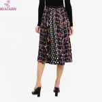 Velvet Pu Leather Short Women Top Set Pleated Skirt with Belt Solid Color Woman Rap High Waist Plaid Winter Suede Knitted Black