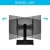 Import VESA 400*400 Swivel Modern/Cheap/ Glass TV Stands with Heavy Duty Base for 32&quot;-55&quot; LCD LED TV from China