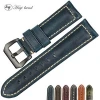 Vintage Stainless Steel Buckle Genuine Leather apple watch band