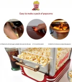 Vintage Style Popcorn Popers Corn Popping Machine