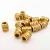 Import VMT Injection Molded M8 Brass Insert Through Thread Knurled Copper Inserts Nut from China