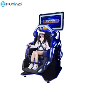 VR simulator Amusement Park  9D VR 360 Degree Rotating Immersive Virtual Reality Chair VR Motion Simulator