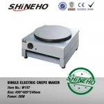 W197 Single electric crepe maker/commercial crepe maker/round grill