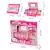 Import Washable Makeup Kit for Girls Kids Barbie Pretend Play Toys Fold Out Palette with Mirror from China