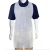 Import waterproof disposable plastic pe/hdpe/ldpe white or clear apron  in the kitchen to keep clean from China