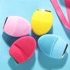 Waterproof IPX7 Mini Silicone Facial Cleansing Brush with LED Indicator Light