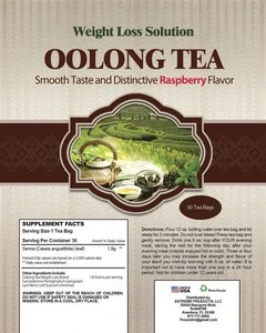 Weight Loss Solution Oolong Wulong Raspberry Slimming Tea (30 tea bags)