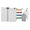 Welded Wire Mesh Grid Wall Panel For Clothes Hanging
