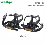WELLGO M248DU MTB Bike Pedals Aluminum Alloy  bearing with dog's mouth Bicycle Parts