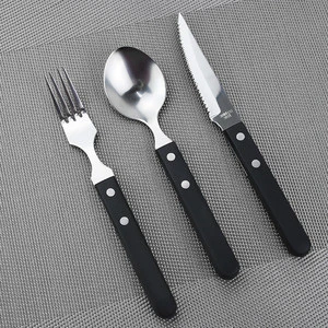 Western-style steak plate  tableware creative steak knife and Dinner fork set Japanese family dinner plate Knife Dinner Fork