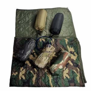 Wet Weather Use Blanket Military Tactical Army Woobie Quilted Poncho Liner