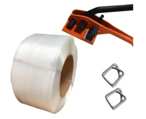White and Smooth Composite Cord Strapping for Package