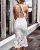 Import White Backless Women Sexy Lace Floral Dress Clothing Wedding Ladies Clothes from China