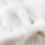 white Faux Fur 2020 Hot Sale Wholesale  stock Place  fur 4cm 2.5cm 8cm 10cm