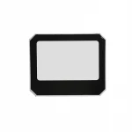 White silk screen printing toughened glass for water heater