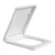 Import White Square UF Toilet Seat and Cover with Soft Close quick release stainless steel hinges C-015 from China