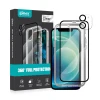 whole set mobile phone Protect accessories For iphone 12 frame back film clear case tempered glass lens protector