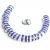 Import Wholesale 100pcs/bag 6/8mm Metal Blue Color Crystal Rhinestone Rondelle Spacer Beads DIY Jewelry Making from China