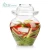 Import Wholesale 2.5L household water seal glass bottle for pickles wide mouth storage jar chinese with glass lid from China