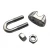 Import Wholesale 304 316 Stainless Steel Wire Rope Clip U-Clamp Wire Rope Fittings from China