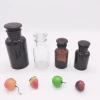 wholesale apothecary amber glass bottle 60ml 125ml 250ml/glass laboratory pharmacy reagent bottle with stopper