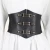 Import Wholesale Black Elastic PU Leather Belt Women Tied Waspie Wide Corset Waist Belt from China