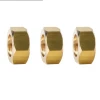 Wholesale Brass Copper Alloy H 59 H 62 Metric Coarse Fine Pitch Thread Hexagon Hex Nuts GB 6170  DIN934