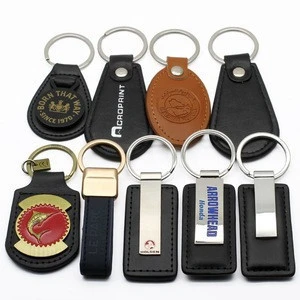 Promotional Gifts Black PU Leather Key Chain with Alloy Logo Custom Made  Metal Key Ring Holder for Company Souvenir Gifts - China Key Holder and  Promotion Keychain price