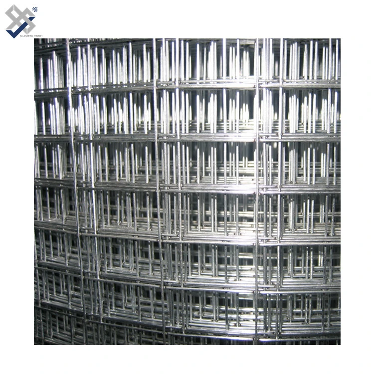 Wholesale cheap electro galvanized iron square wire mesh 2x2 galvanized cattle welded wire mesh panel