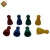 Import Wholesale colored Plastic Halma Pawns Play Pieces for board game from China