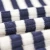 Import Wholesale custom 93% polyester 7% linen yarn dyed blue stripe  knitted stretch rib fabric for garment from China