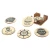 Import Wholesale custom wooden coasters for glasses Cork Wood Coasters from China