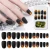 Wholesale False Nail Tip Full Cover Press On Artificial fingernails Fake Flame matte Art design Nails Tips Set With Glue